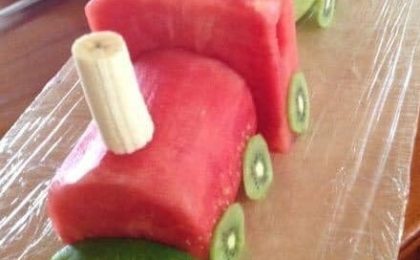 Creative way to use watermelon for your kids!