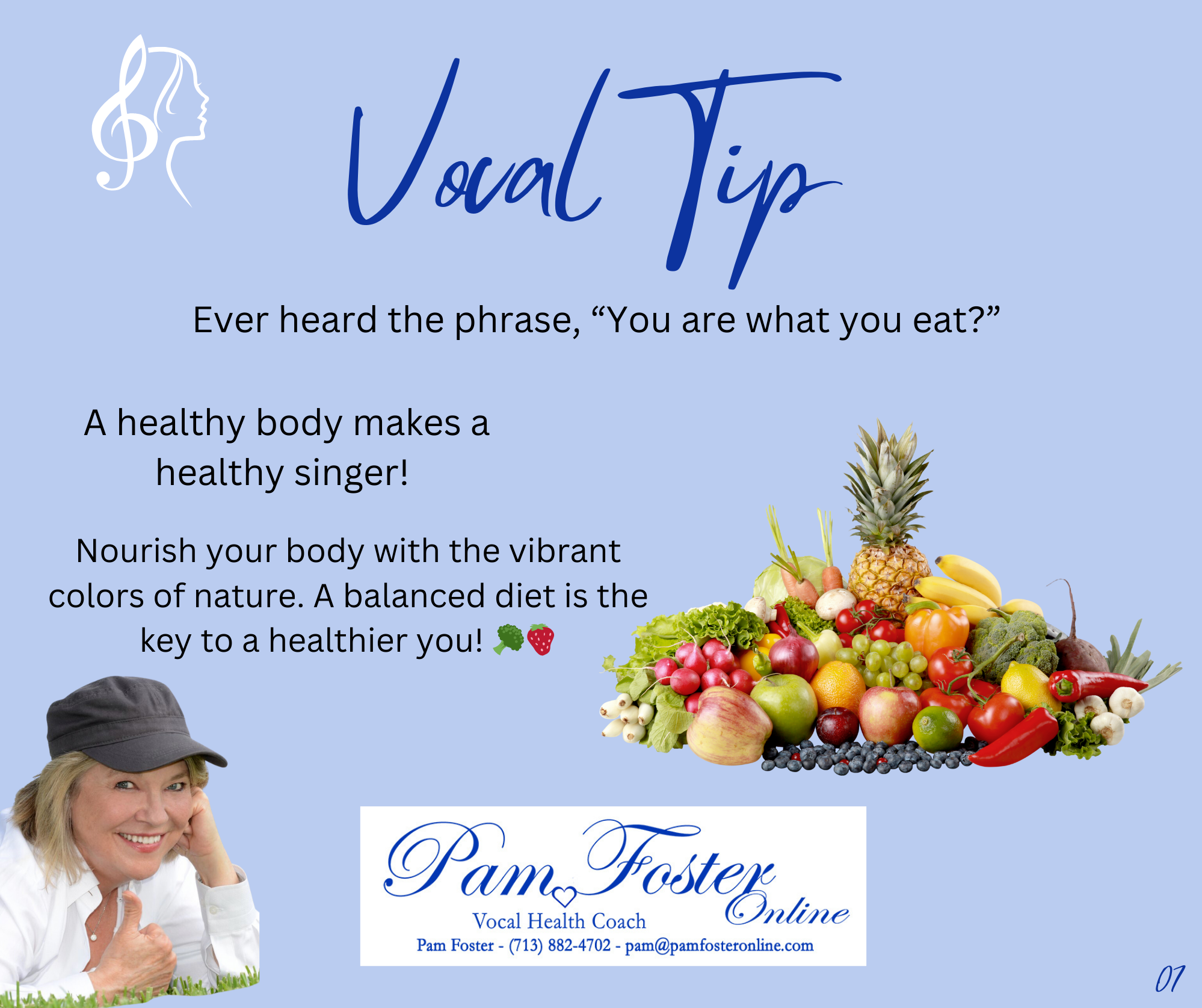 Nutrition Tips for Singers and Speakers