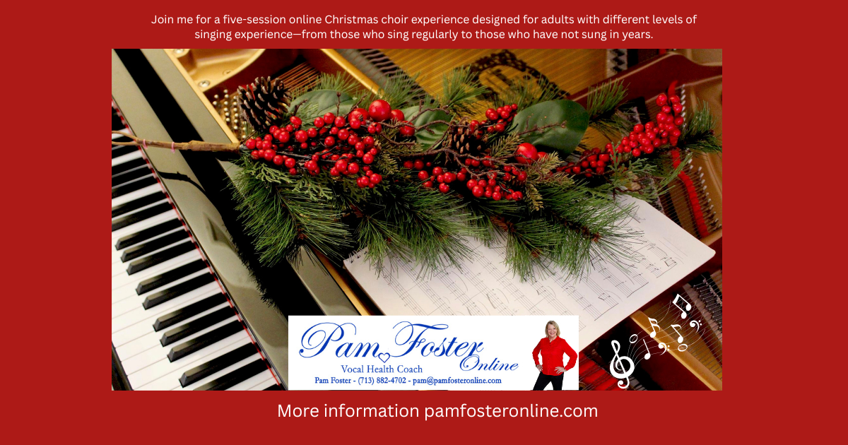 Christmas Harmony with Pam Foster | Online Christmas Choir